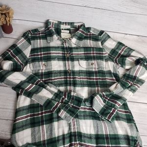 Women's Sz Small American Eagle Classic‎ Fit Plaid Shirt